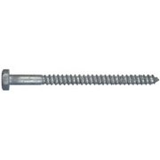 HILLMAN Lag Screw, 1/2 in, 5 in, Steel, Galvanized Hex Hex Drive 265306